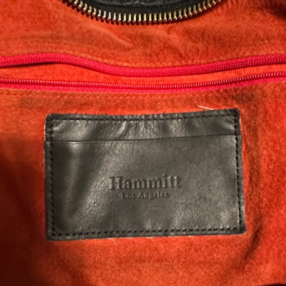 Hammitt large leather black tote bag - Picture 3 of 6